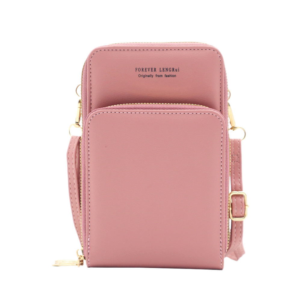 Classic black women's shoulder bag