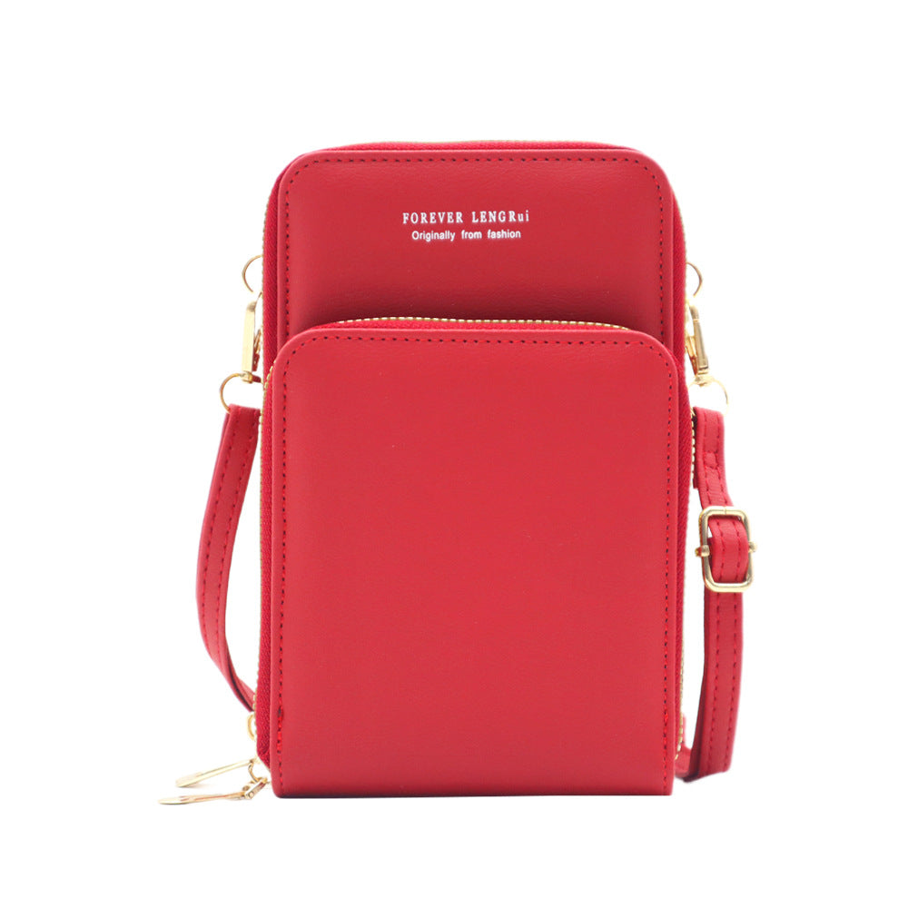 Fashionable shoulder bag in pink
