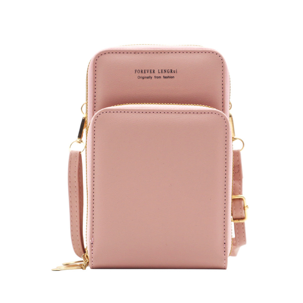 Grey multi-purpose shoulder bag