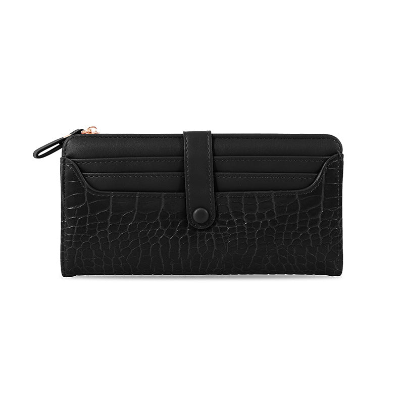 Stylish long wallet for women in blue