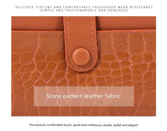 Pink stylish wallet with zipper