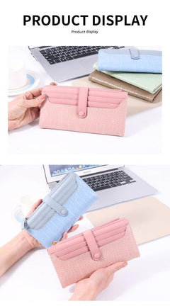 Multi-card holder wallet in green