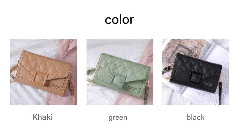 Stylish quilted mini shoulder bag in grey