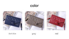 Stylish quilted mini shoulder bag in blue