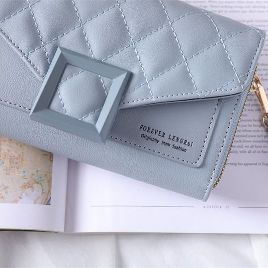 Stylish quilted mini shoulder bag in khaki
