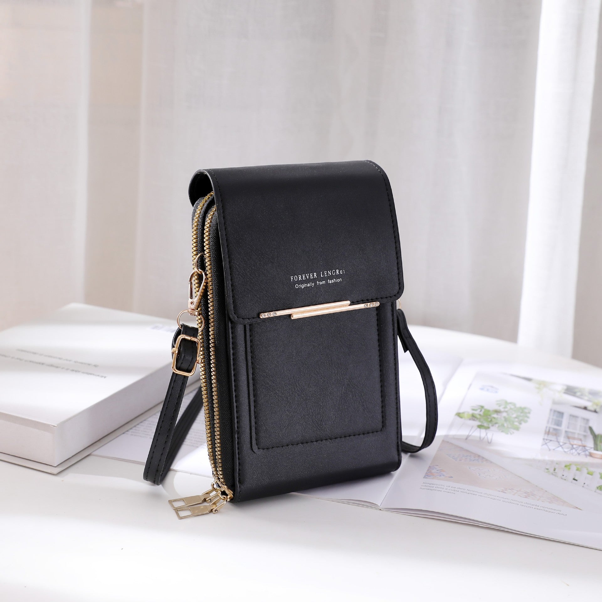 Large capacity multifunctional bag shown in blue
