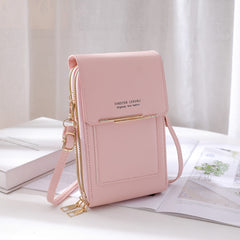 Chic dark pink shoulder bag for women