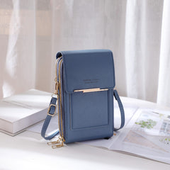 Urban minimalist shoulder bag in purple