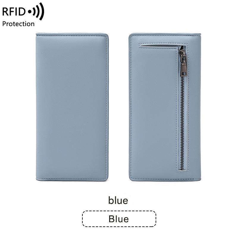 Stylish RFID blocking wallet in green