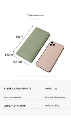 Close-up of RFID blocking card holder