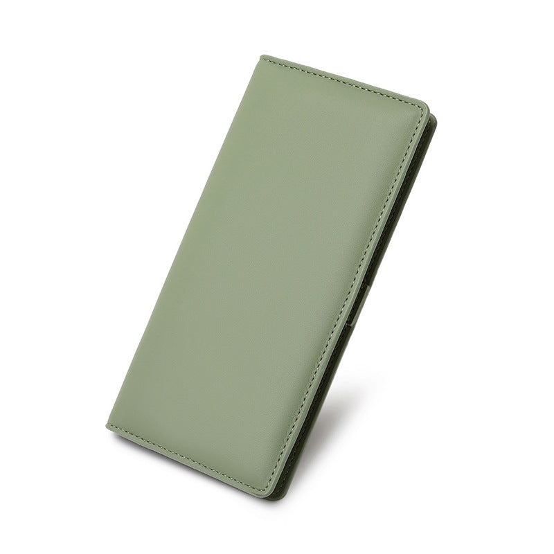Gray women's wallet with RFID protection