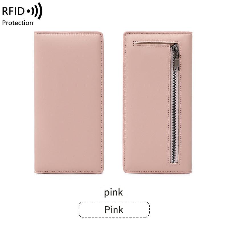 Close-up of RFID blocking card holder