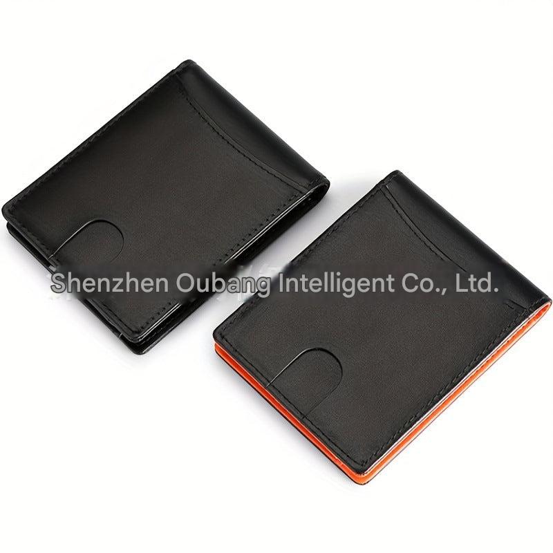 detailed view of ultra-slim RFID wallet
