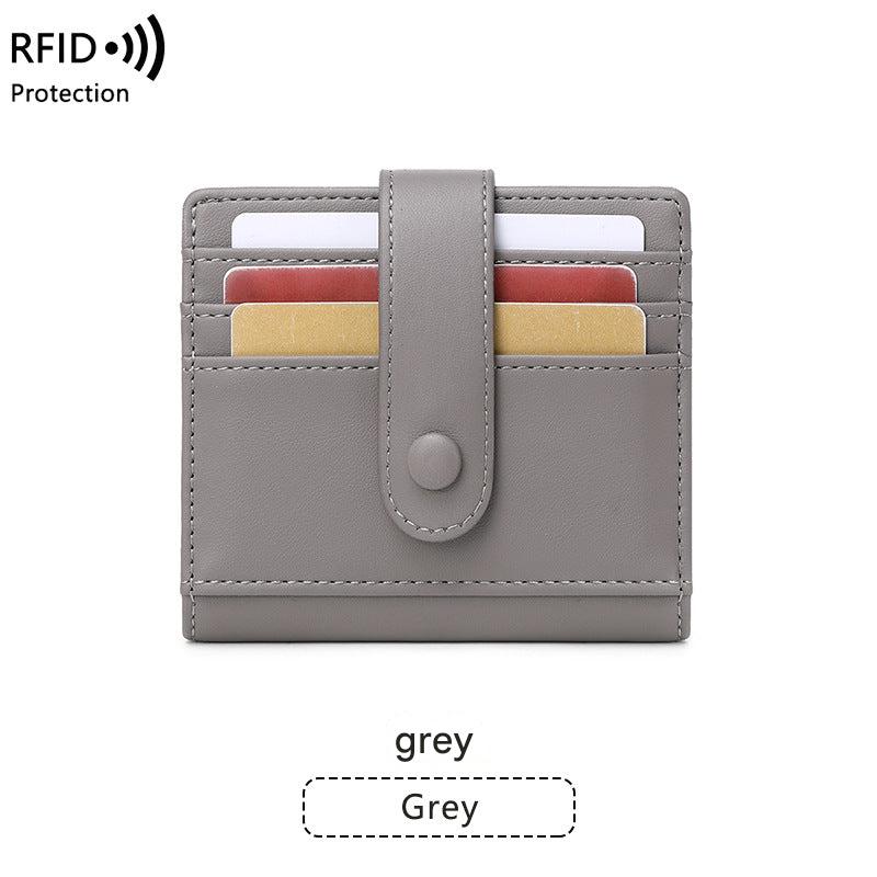 Stylish RFID blocking women's wallet in pink colour