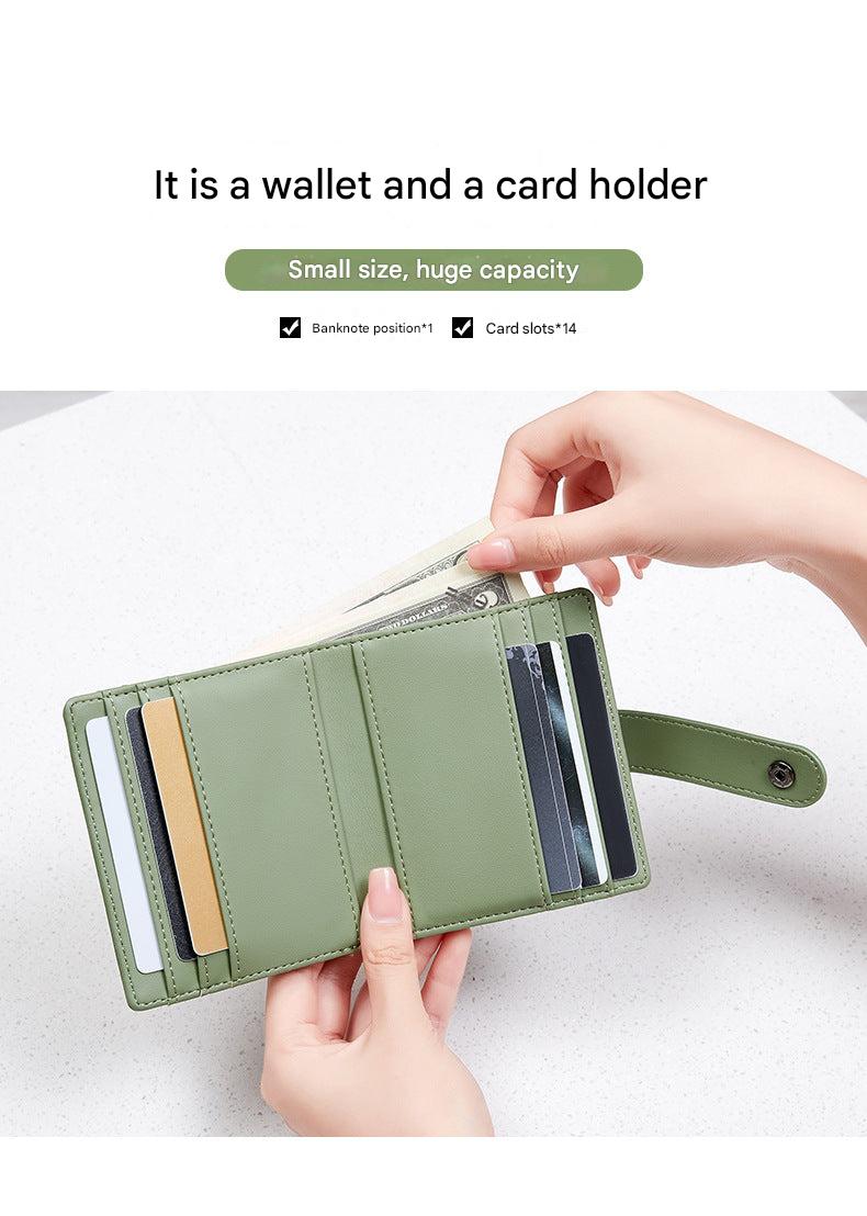 Water-resistant wallet displayed in multiple colours