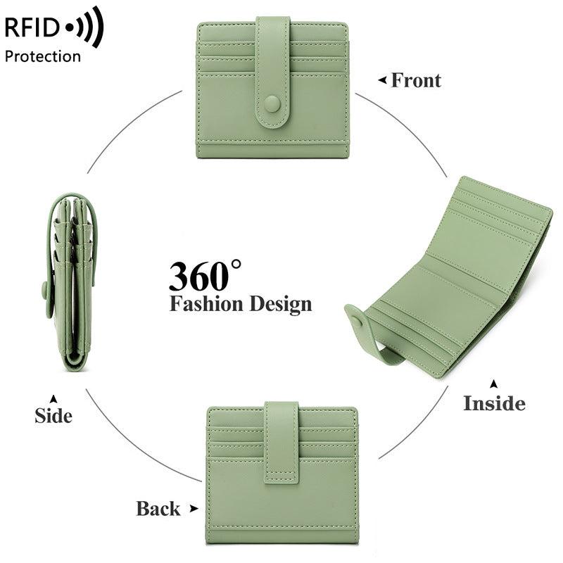 Water-resistant wallet displayed in multiple colours