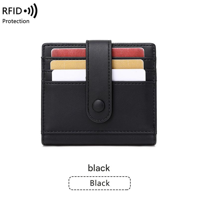 Fashionable wallet in grey for women