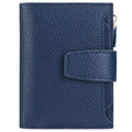 Durable cowhide leather wallet in vibrant design