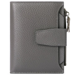 Stylish genuine leather wallet in light green