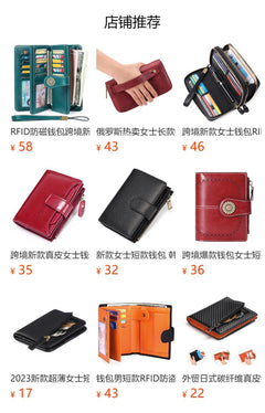 Practical women's wallet open showcasing card slots