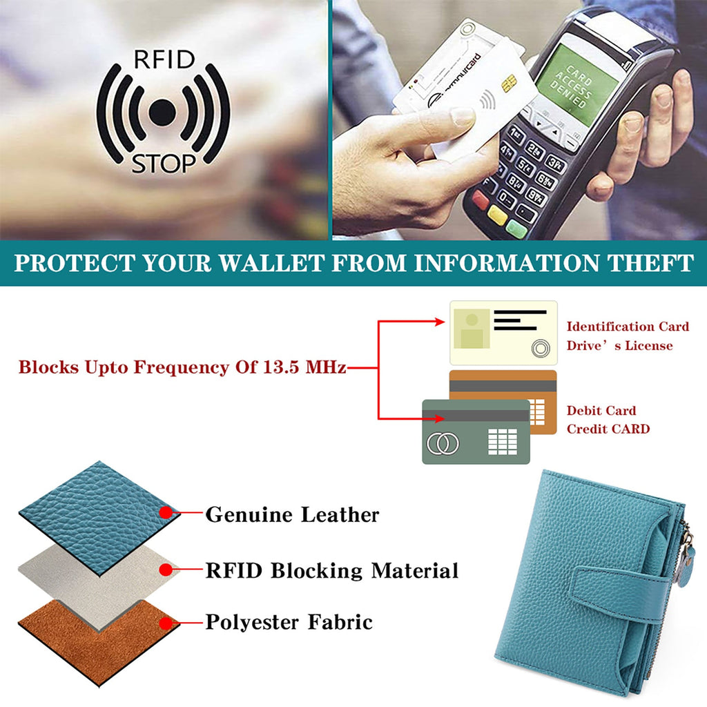 Elegant short wallet featuring multiple card compartments