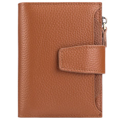 Anti-theft wallet with RFID protection in close-up view