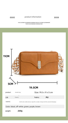 Green trendy handbag displayed