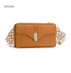 Interior compartment of women's handbag