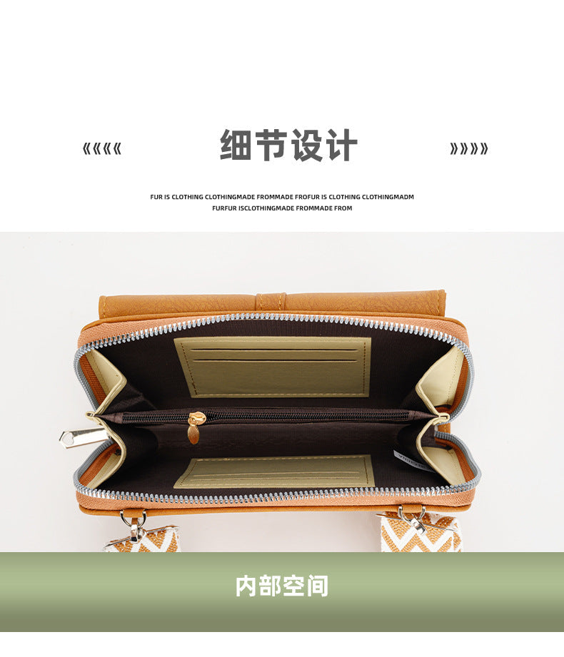 Close-up of adjustable shoulder strap on bag