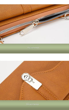 Purple shoulder bag against white background