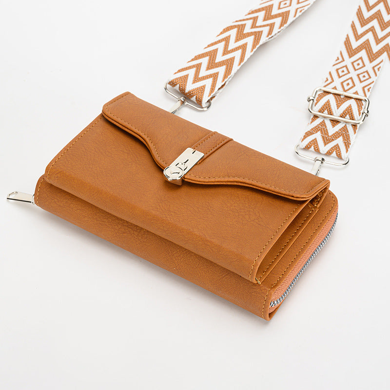 Interior compartment of women's handbag