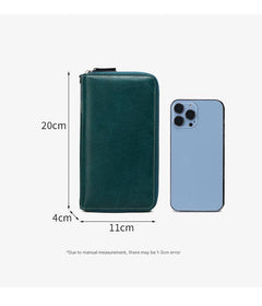 Wallet's spacious interior for essentials