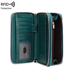Interior view showing card slots in wallet