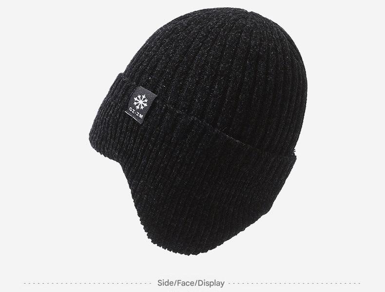 Versatile knit beanie for cold weather