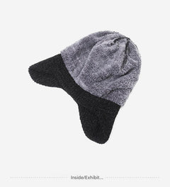 Stylish blue winter hat for outdoor use