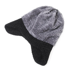 Casual winter hat in grey for men