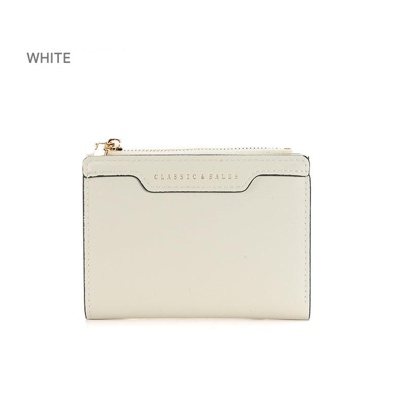 Stylish zipper wallet in black