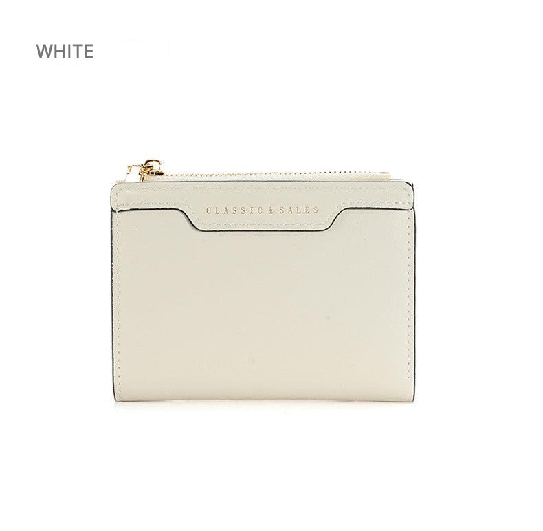 Trendy pink slim card holder wallet