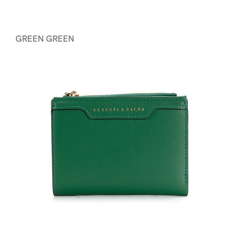 White slim cardholder for women