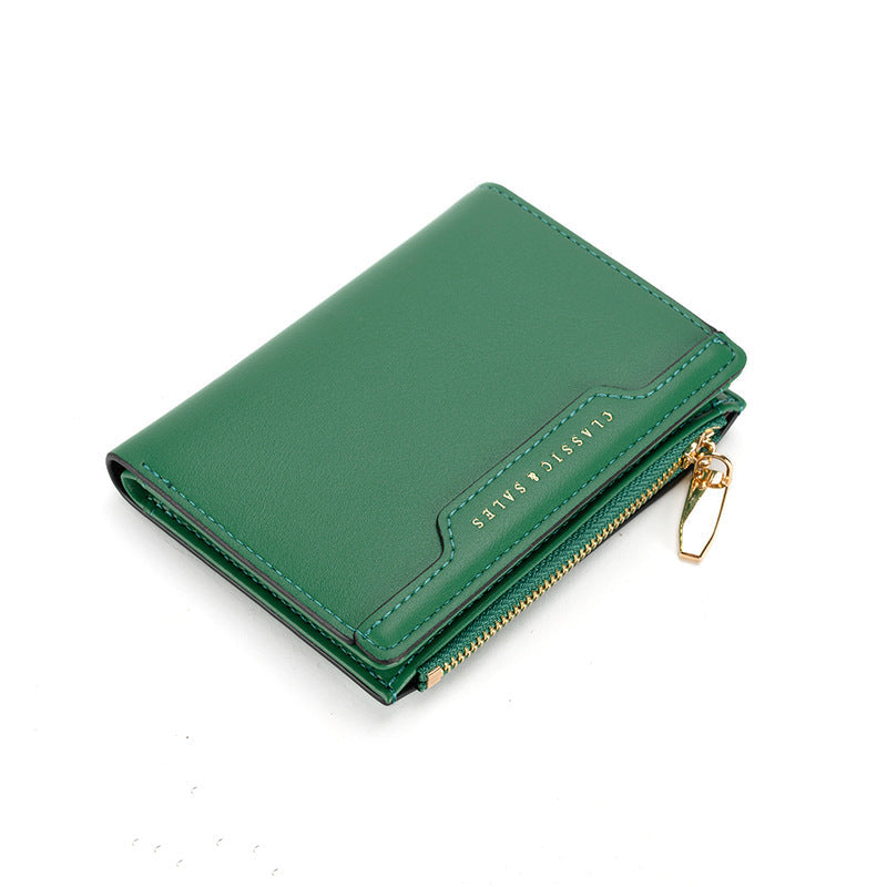 White slim cardholder for women