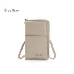 2024 women's multi-functional phone wallet bag - black