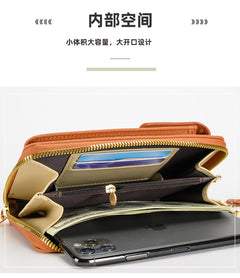 2024 women's multi-functional phone wallet bag - black