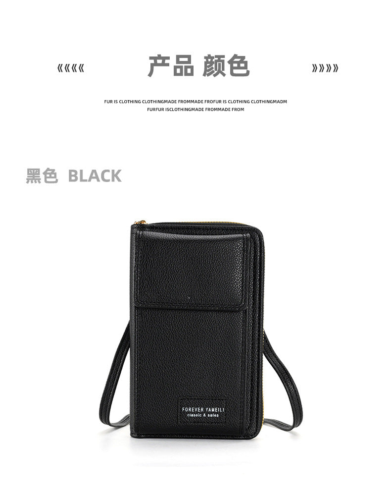 2024 women's multi-functional phone wallet bag - blue