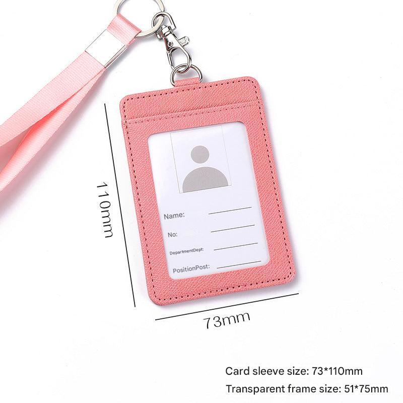 Stylish card holder showcasing durable PU leather