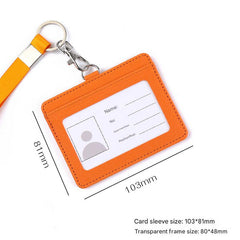 Various colour options of PU leather card holders