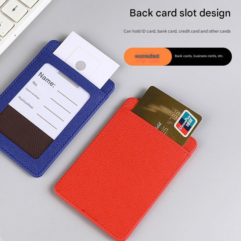 Stylish card holder showcasing durable PU leather