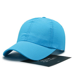 Men's Summer Quick-Dry Baseball Cap in black colour