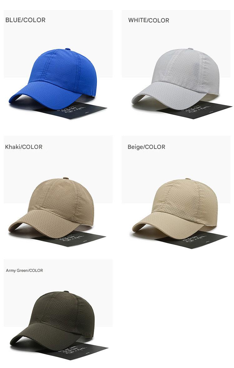Men's Summer Quick-Dry Baseball Cap displayed outdoors