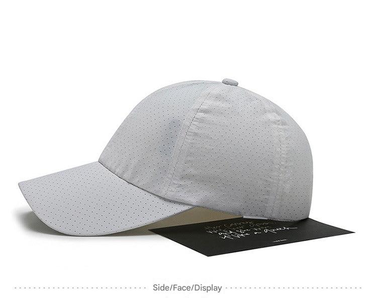 Men's Summer Quick-Dry Baseball Cap in black colour