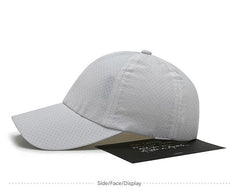 Men's Summer Quick-Dry Baseball Cap in black colour